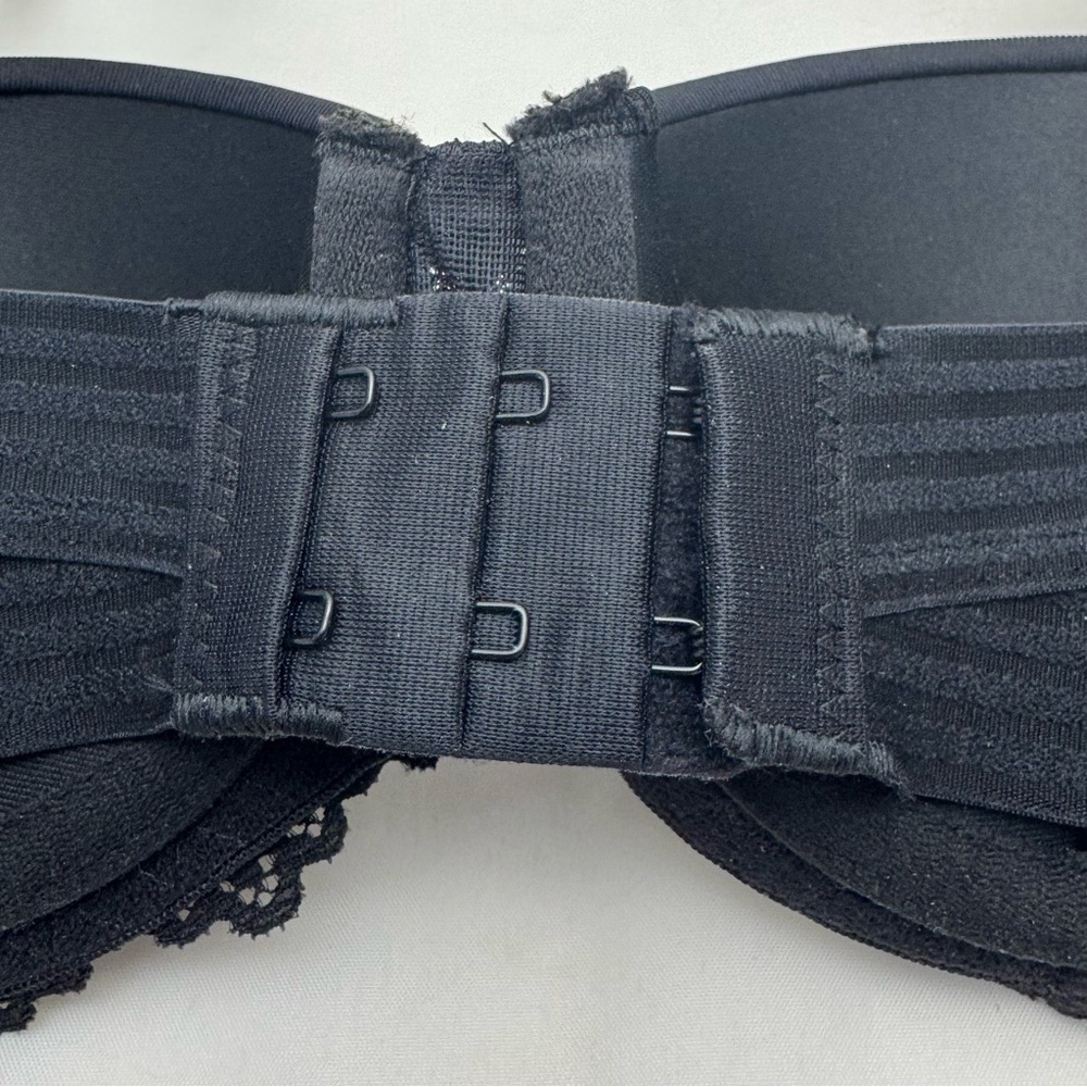 Maidenform Strapless Push-Up Bra Black Underwire Sz 34A - Picture 5 of 10